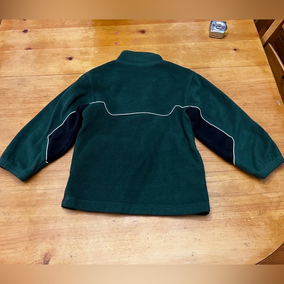 NFL New York Jets Reebok Fleece 1-4 Zip Pullover Jacket Youth Size 8 VTG - Picture 10 of 10